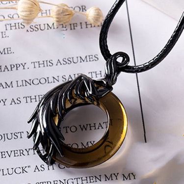 Dragon and Phoenix Couple Necklace YourSoulPlace.com